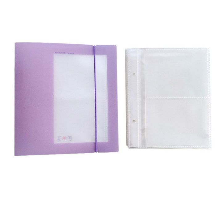 scape-สองด้าน-3นิ้วครับ-ที่ใส่บัตร-เคสรูปภาพ-ที่เก็บหนังสือ-สต็อกบัตร-อัลบั้มภาพ-photocards-เก็บหนังสือ-เครื่องผูกใบหลวม-แฟ้มอัลบั้ม