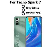 อะไหล่สำหรับ Tecno Spark กระจกกล้องด้านหลัง7ชิ้นของแท้สำหรับซ่อมสติกเกอร์10ชิ้น