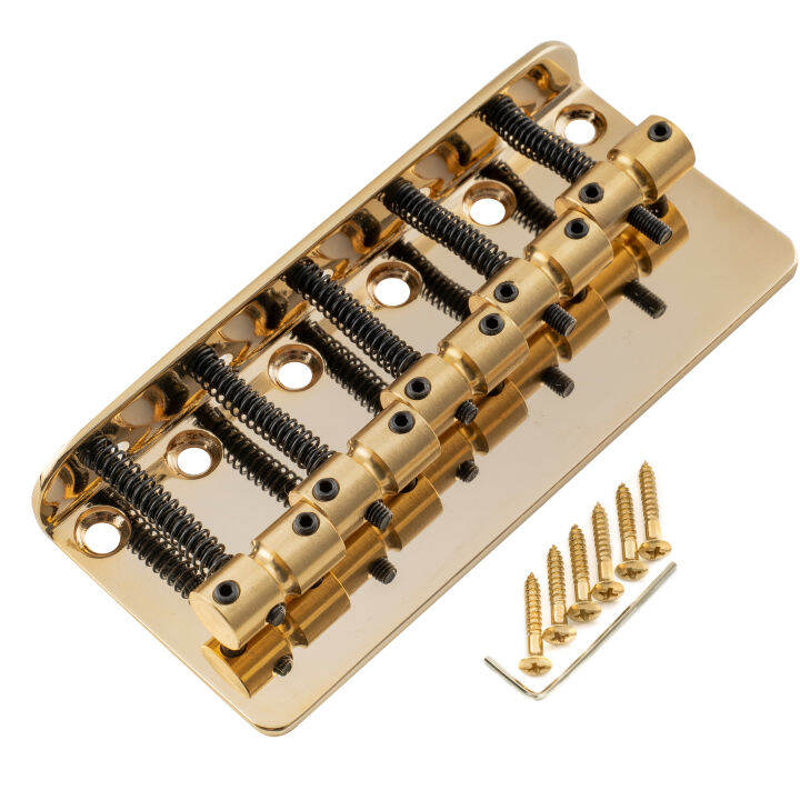 Guide Cordes Basse Musiclily Pro 25mm Laiton Chrome Pour Basse 5 Cordes