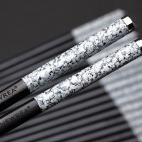 one pair alloy chopsticks new arrival household blue and white porcelain Chinese style chopsticks