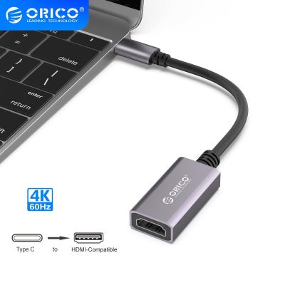 ยูเอสบีโอริโก C เป็น HDMI สายเคเบิลที่เข้ากันได้4K 60Hz ประเภท C อุปกรณ์ตัวแปลงที่จับวิดีโอไปยังตัวแปลงวีจีเอสำหรับ MacBook สลับโปรเจคเตอร์
