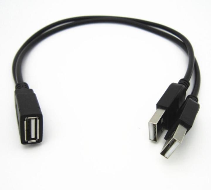 cool-huilopker-mall-25ซม-usb-หญิงคู่ชายสายชาร์จข้อมูลชาย2ชาย-usb2-0ชาร์จข้อมูลชายหญิง-y-แยกสาย-usb2-0