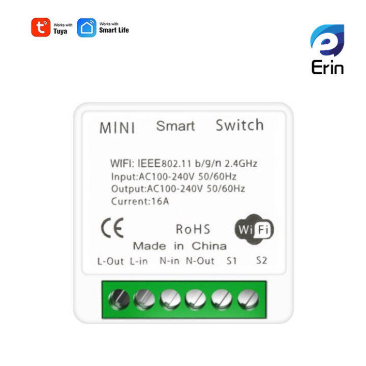 tuya-เบรกเกอร์-16a-tuya-สวิตช์-diy-มินิ-wifi-สวิตซ์ไฟ-อัจฉริยะ-สวิตซ์-สวิทซ์ไฟ-เบรกเกอร์อัจฉริยะ