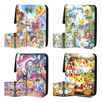 ใหม่ Pokemon เกมคอลเลกชันการ์ดแพ็คการ์ดหนังสือของเล่นซิป Binder เด็กวันเกิดของขวัญ 50 หน้าถือ 400 แผ่น-Caidour