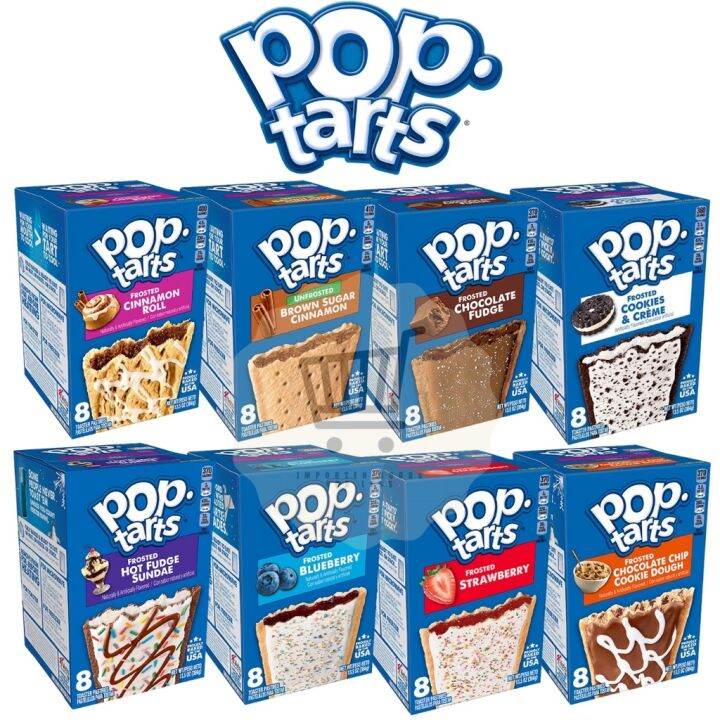 【packing shop] Pop Tarts Toaster Pastries Box/Pouch (Smores Blueberry
