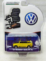 1: 64 1972 Volkswagen Safari T181-เครื่องดูดควันสีดำและสีเหลือง-Mexico City Collection Of Car Models