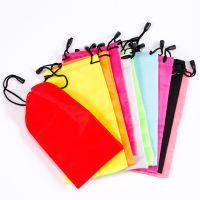 Hot Sale 18x9cm Mix Colors 1PC/lot Drawstring Sunglasses Bags Black Bags Myopia Customized Glass Case Eyewear Accessories