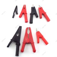 10A 50A Alligator Crocodile Clip Test Lead Probes Battery Adapter Multimeter Pen Female Probe for 2mm 4mm Banana Plug WB15TH