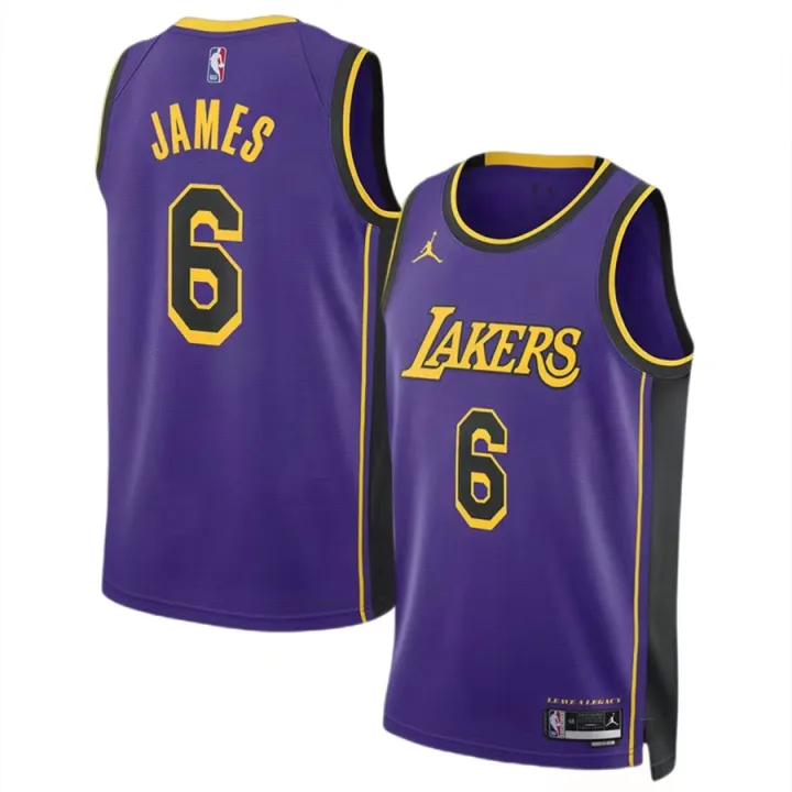 202223 Men's New Original NBA Los Angeles Lakers 6 LeBron James