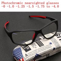 2021 New Finished Product Prescription Sports Glasses Men Myopia Lens Photochromic Eyewear Diopter 0 -0.5 -0.75 -1.0 -2.0 NX