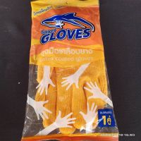 SHARK  Gloves ถุงมือเคลือบยาง( Latex coated gloves)