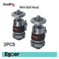 หัวลูกบอลขนาดเล็ก Smallrig 2ชิ้นพร้อมฐานเสียบแฟลชแบบเย็นที่ถอดออกได้อุปกรณ์เสริมสำหรับกล้อง2948