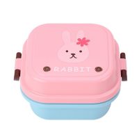 ∏☂✹ Lunch Box Large Capacity Food Fruit Container Portable Children Cartoon Bento Box Picnic Snack Box Microwave Storage