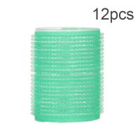 12pcs/set Hair Rollers Hairdressing Home Use DIY Magic Large Self-Adhesive Hair Rollers Styling Roller Roll Curler Beauty Tool