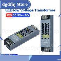 Dgdfhj Shop 36W DC12V/24V Ultra Thin LED Power Supply Lighting Transformers Adapter Switch 36W AC110-265V For LED Strips