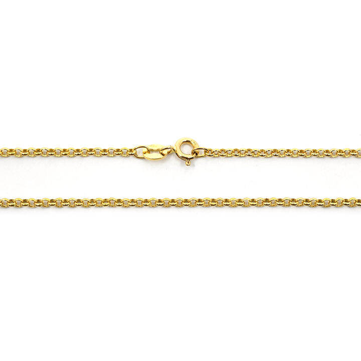 18k Italian Made Yellow Gold Necklace 