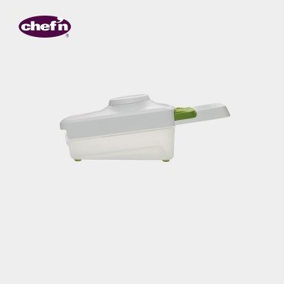 Chefn Box Mandoline Slicer with Thick, Thin, Julienne and Waffle Blade - Bxd Green ชุดเครื่องตัดผัก