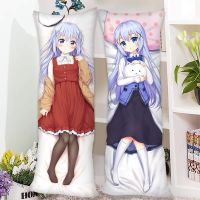 1เป็นคำสั่งกระต่าย? ปลอกหมอน Dakimakura Kafuu Chino Hoto Kokoa คอสเพลย์หมอนตัวการ์ตูนปลอก Loli Otaku Boy ของขวัญ