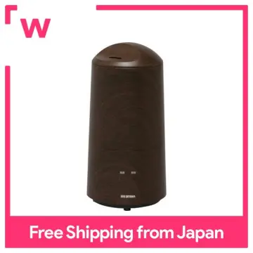 Iris Ohyama Humidifier Desktop Ultrasonic Barrel LED Light Antibacterial  Beads Touch Sensor Woodgrain UHM-280BM-T 