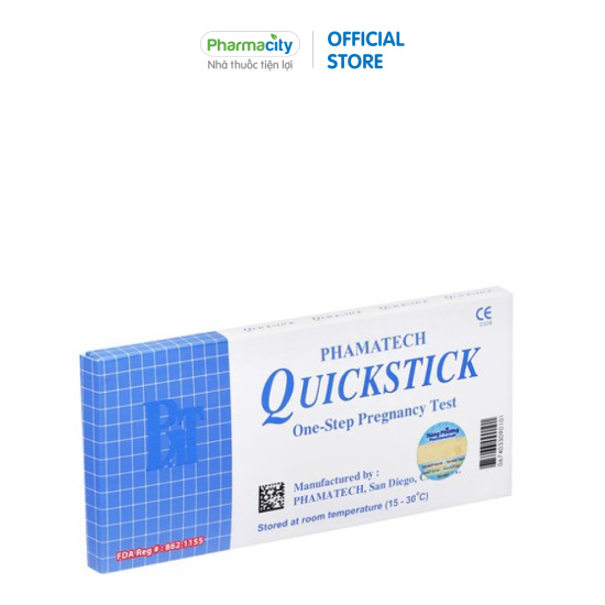 Que thử thai nhanh quickstick 1 cái hộp - ảnh sản phẩm 1