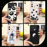 Silica gel heat dissipation Phone Case For Redmi 12C/Redmi 11A 4G/Xiaomi POCO C55 cute texture Waterproof Back Cover