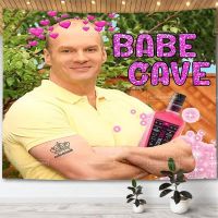 【CW】№✻☞  Bob Duncan Tapestry Wall Room Decoration Babe Cave Flag Meme Tapestrys Backdrops Tapices