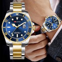 [Aishang watch industry]หรูหราบุรุษนาฬิกาสแตนเลสธุรกิจกันน้ำวันที่นาฬิกาควอตซ์ผู้ชายแฟชั่นส่องสว่างกีฬานาฬิกา Relógio Masculino