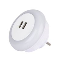 SuperSales - X1 ชิ้น - ไฟ ระดับพรีเมี่ยม LED ไนท์ไลท์ USB SOCKET รุ่น WTG-050USB สีขาว ส่งไว อย่ารอช้า -[ร้าน Hopngern shop จำหน่าย อุปกรณ์งานช่างอื่นๆ ราคาถูก ]