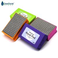 DC-XEHPP01 diamond hand polishing pad 90x55mm Foam Backed Glass Polishing Pad Stone Ceramic Tile Grinding Diamond Abrasive Pads