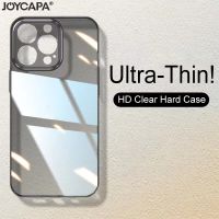 【CC】 Ultra Thin Hard iPhone 14 13 12 Transparent Protection Back Cover