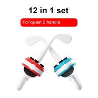 1 Set 12 In 1 Table Tennis Racket Workout VR Game Controller VR Golf Accessories For Oculus Quest 2 Golf Clubs VR Accessories