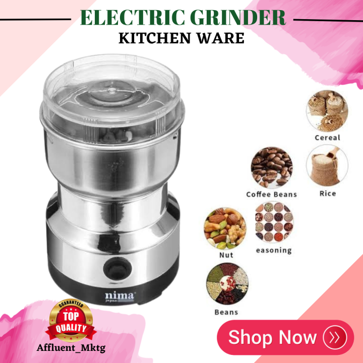 Electric Coffee Grinder Kitchen Cereals Nuts Beans Spices Grains Grinding  Machine Multifunctional Home Coffe Grinder Machine