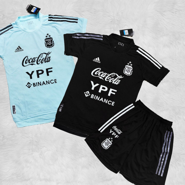 Bộ quần áo đá banh đội tuyển bóng đá Argentina coca cola ypf màu ...