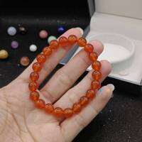 (พราว) .Carnelian คาร์เนเลี่ยน หินประจำวันพฤหัสฯ และเหมาะกับทุกราศี (ขนาด 8 มม.) ผ่านการปลุกเสก และบรรจุพุทธคุณแล้ว