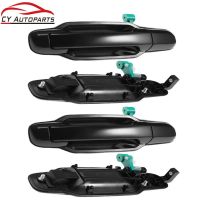 4PCS รถด้านหน้าด้านหลังขวาซ้ายที่จับประตูด้านนอกสำหรับ Kia Sorento 2003-2009 82650-3E010 82660-3E010 83650-3E010 83660-3E010 ใหม่รับประกันเดิมสามปี