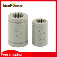 4pcs RJMP-01 RJ4JP พลาสติกแบริ่งเชิงเส้น Bushing PolymerIgus Igus Drylin แบริ่งเพลาสำหรับชิ้นส่วนเครื่องพิมพ์ 3D Prusa Mendel DIY-Sediue