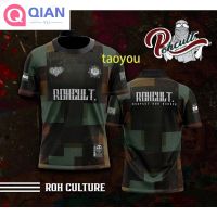 T SHIRT   Elastic Breathable 2023 JERSI RETRO COLLAR VIRAL ROH CULTURE) RETRO COLLAR JERSEY Blvckrose Apparel FULL SUBLIMATION Unisex-Fresh-DesignT-shirt-Jersey-Microfiber-Mini-Eyelet