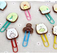 【jw】❣๑◐  SUMIKKO GURASHI Kawaii animal Paper Clip Binder File School Office Supplies kids Stationery gift