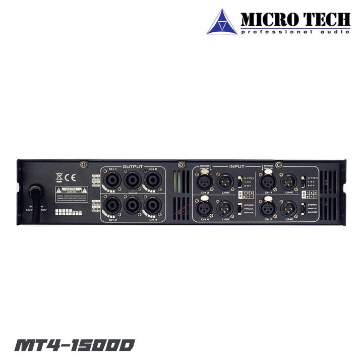 micro-tech-mt4-1500d-เพาเวอร์แอมป์-4-ch-กำลังขับ-1500x4-วัตต์-คลาส-d-ขับย่านเบสก็ให้เสียงที่กระชับหนักแน่น-หรือ-ย่านกลางแหลมก็ให้เนื้อเสียงที่ดี