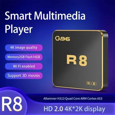 R8กล่องทีวี AllWinner H313 Quad Core 5G Dual WiFi UHD 4K กล่องสมาร์ททีวี H. 265 4GB 64GB โฮมเธียเตอร์ Iptv Android 10สมาร์ททีวี Bo