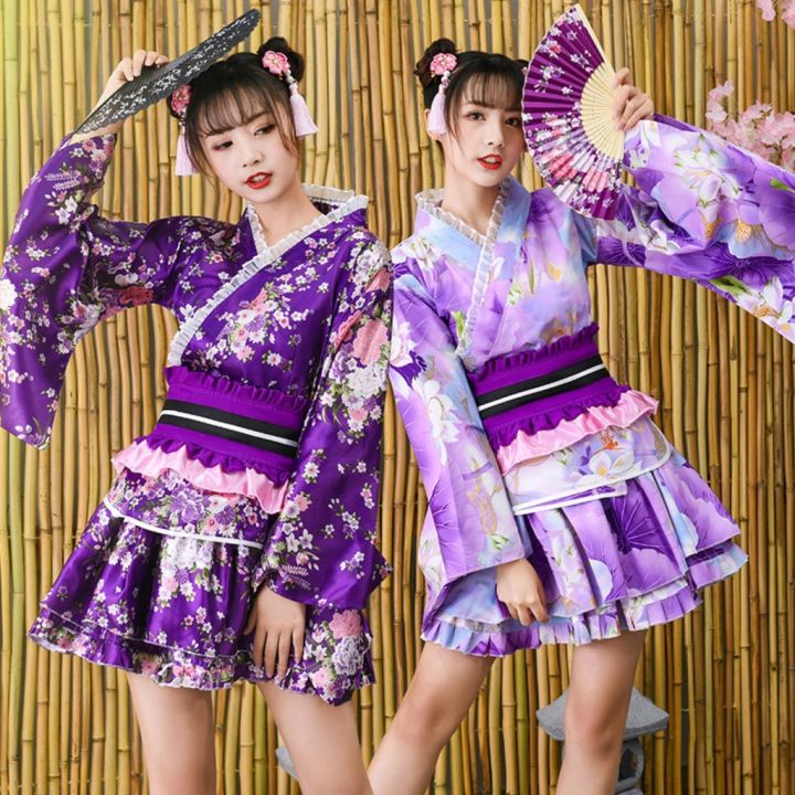 Mua Váy ngủ kimono sexy đồ ngủ cosplay phong cách Nhật Bản với màu quyến rũ