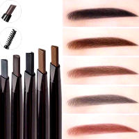 Two-headed eyebrow pencil, waterproof, sweatproof, clear color, natural look.