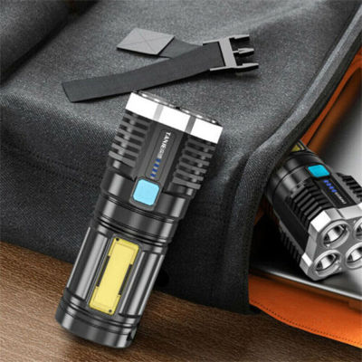 1500000LM Rechargeable Portable COB Side USB Rechargeable Outdoor Lamp-High LED Flashlight Torch-USB