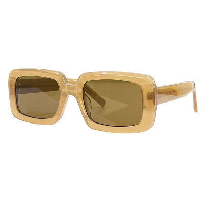 สี่เหลี่ยมผืนผ้าแว่นกันแดดสำหรับผู้หญิงที่มีคุณภาพสูงหญิงแว่นตาเสื้อผ้าแบรนด์อาทิตย์แว่นตาฤดูร้อน Drving แว่นตา UV400