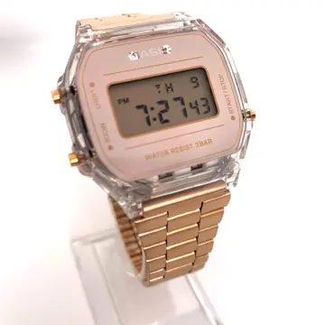 Casio rose best sale gold transparent