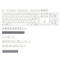 แป้นพิมพ์ PBT แบบหนา XDA 144คีย์สำหรับ MAC-อังกฤษ/ญี่ปุ่น/เยอรมัน/ฝรั่งเศส