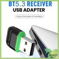 IHBNEP ตัวรับส่งสัญญาณบลูทูธลำโพงวิทยุบลูทูธตัวรับส่งสัญญาณบลูทูธ USB อะแดปเตอร์ไร้สาย5.3