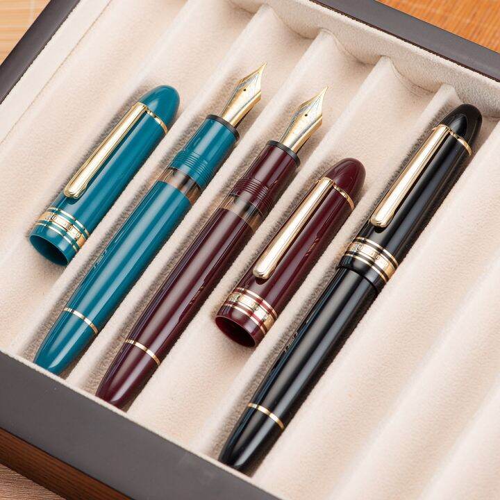 Wingsung 630 Piston Filling Fountain Pen Resin Fine Nib With En Clip ...