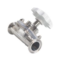 DN10/15/20/25/32/40 x 0.5" 1.5" Tri Clamp Sanitary Diaphragm Valve SUS316L Stainless Homebrew Beer Diary Valves