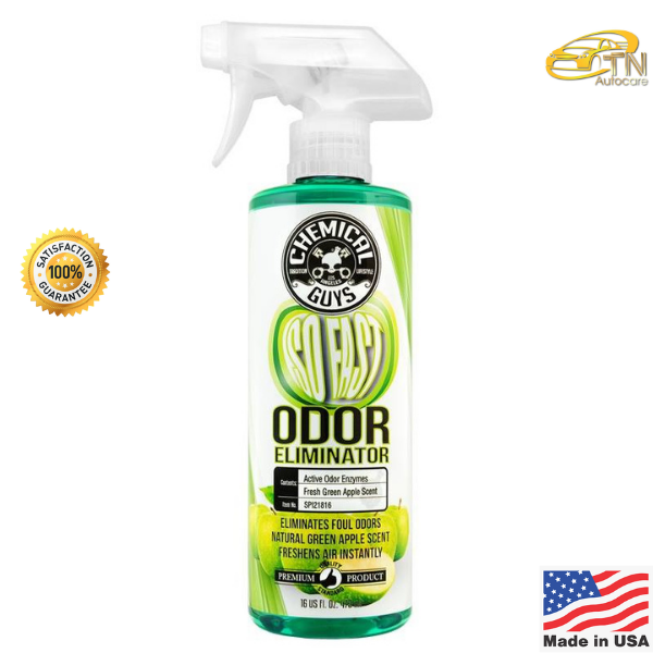 Chemical Guys SO FAST ODOR ELIMINATOR GREEN APPLE SCENT (16 oz) (ของแท้